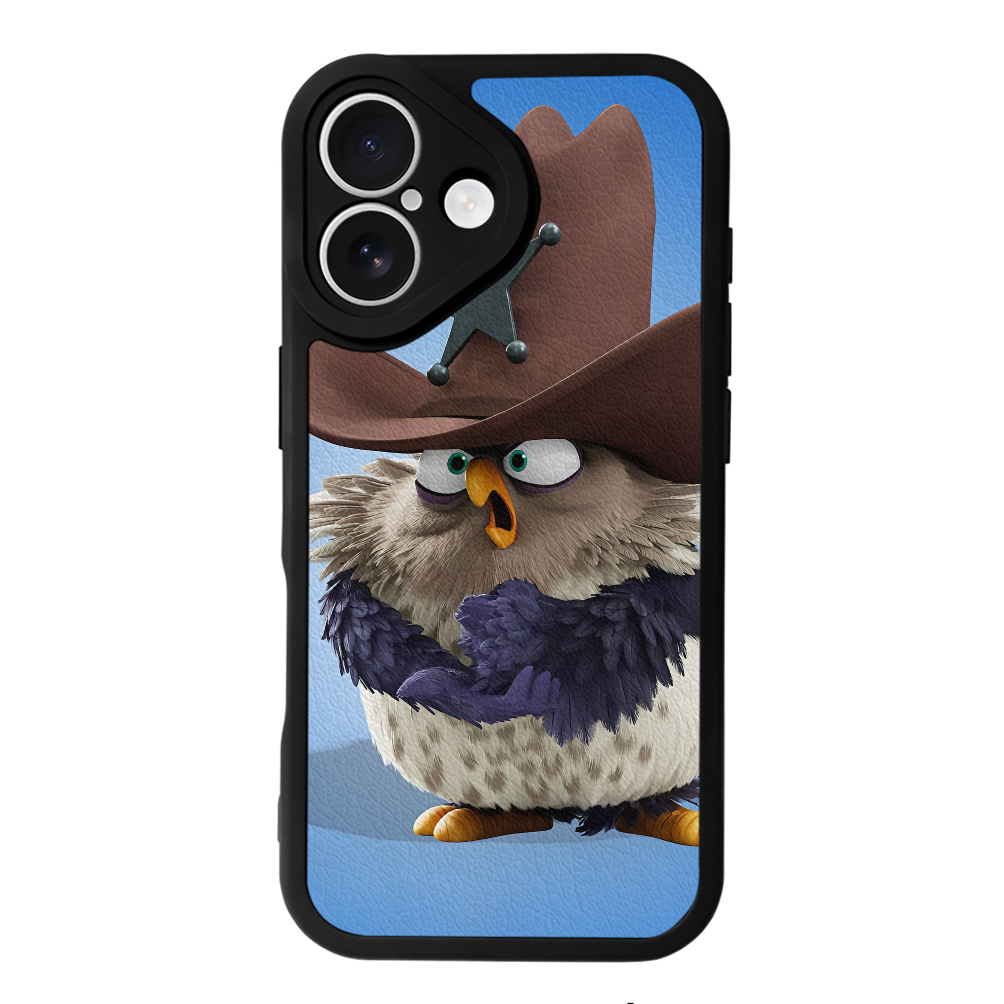 （画像用） Angry Birds アングリーバード 【iPhone 16シリーズ対応】シリコンスマホケース（レザー調） 材質：シリコン